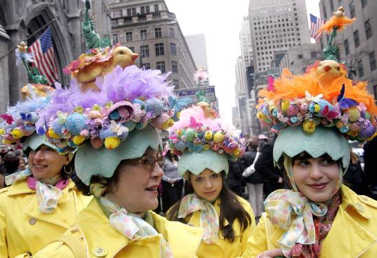 New Yorkers Show Off Their Finery At Annual Easter Parade
